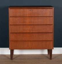 Load image into Gallery viewer, Retro Teak 1960s Danish Chest Of Drawers