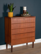 Load image into Gallery viewer, Retro Teak 1960s Danish Chest Of Drawers