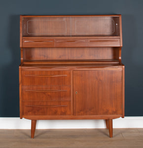 Retro Danish 1960s Teak Desk Bureau