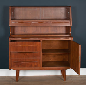 Retro Danish 1960s Teak Desk Bureau