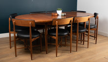 Load image into Gallery viewer, Retro Teak GPlan 1960s Fresco Dining Table &amp; 8 Eight Chairs By Victor Wilkins