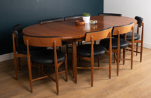 Load image into Gallery viewer, Retro Teak GPlan 1960s Fresco Dining Table &amp; 8 Eight Chairs By Victor Wilkins