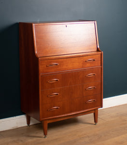 Retro Teak 1960s Jentique Bureau Writing Desk