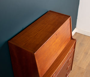 Retro Teak 1960s Jentique Bureau Writing Desk