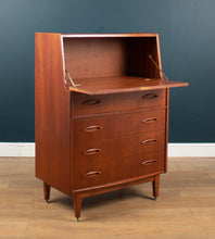 Load image into Gallery viewer, Retro Teak 1960s Jentique Bureau Writing Desk