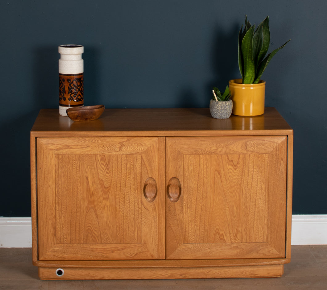 Blonde Ercol Elm Windsor IR TV Cabinet