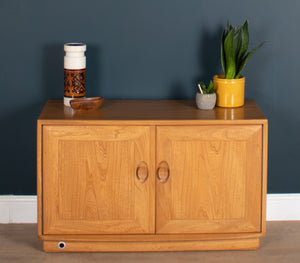 Blonde Ercol Elm Windsor IR TV Cabinet