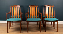 Load image into Gallery viewer, Retro Teak GPlan 1960s Fresco Dining Table &amp; 6 Six Chairs By Victor Wilkins