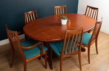 Load image into Gallery viewer, Retro Teak GPlan 1960s Fresco Dining Table &amp; 6 Six Chairs By Victor Wilkins