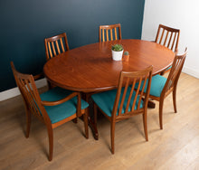 Load image into Gallery viewer, Retro Teak GPlan 1960s Fresco Dining Table &amp; 6 Six Chairs By Victor Wilkins