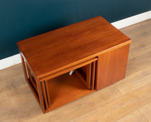 Load image into Gallery viewer, Retro Teak 1960s Mcintosh Coffee Table Nest of Tables With Bar