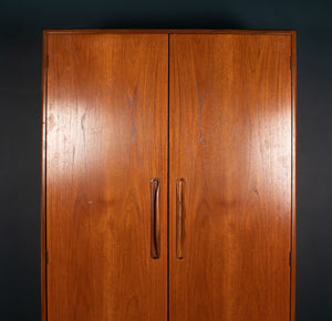 Retro Teak 1960s G Plan Fresco Wardrobe By Victor Wilkins