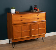 Load image into Gallery viewer, Retro Teak 1960s Nathan Squares Sideboard On Hairpin Legs