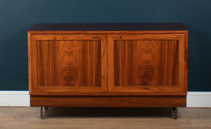 Restored Mid Century Danish Rosewood Sideboard TV Cabinet On Hairpin Legs