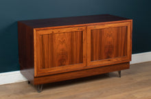 Load image into Gallery viewer, Restored Mid Century Danish Rosewood Sideboard TV Cabinet On Hairpin Legs