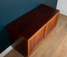 Load image into Gallery viewer, Restored Mid Century Danish Rosewood Sideboard TV Cabinet On Hairpin Legs