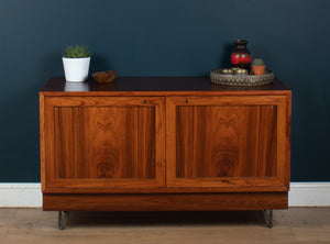 Restored Mid Century Danish Rosewood Sideboard TV Cabinet On Hairpin Legs