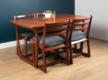 Load image into Gallery viewer, Retro Teak 1960s Portwood Extending Dining Table &amp; 4 Four Chairs