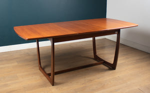 Retro Teak 1960s Portwood Extending Dining Table & 4 Four Chairs