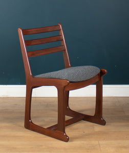 Retro Teak 1960s Portwood Extending Dining Table & 4 Four Chairs