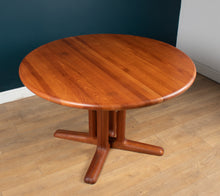 Load image into Gallery viewer, Retro 1960s Long Danish Extending Solid Dining Table in Teak from Dyrlund