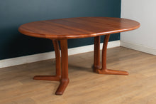 Load image into Gallery viewer, Retro 1960s Long Danish Extending Solid Dining Table in Teak from Dyrlund