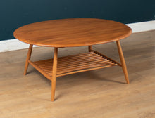 Load image into Gallery viewer, Retro Vintage Solid Elm Ercol Model 454 Supper Table, Coffee Table