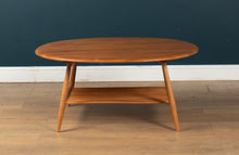 Load image into Gallery viewer, Retro Vintage Solid Elm Ercol Model 454 Supper Table, Coffee Table