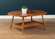 Load image into Gallery viewer, Retro Vintage Solid Elm Ercol Model 454 Supper Table, Coffee Table