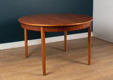 Load image into Gallery viewer, Retro Teak 1960s Space Saving Dining Table &amp; Six Chairs