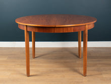 Load image into Gallery viewer, Retro Teak 1960s Space Saving Dining Table &amp; Six Chairs