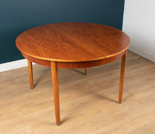 Load image into Gallery viewer, Retro Teak 1960s Space Saving Dining Table &amp; Six Chairs