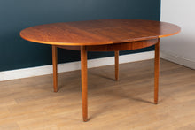 Load image into Gallery viewer, Retro Teak 1960s Space Saving Dining Table &amp; Six Chairs