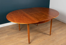 Load image into Gallery viewer, Retro Teak 1960s Space Saving Dining Table &amp; Six Chairs