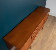 Load image into Gallery viewer, Retro Teak 1960s Jentique Mid Century Sideboard With Folded Handles