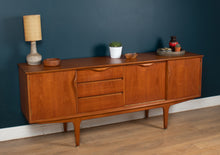 Load image into Gallery viewer, Retro Teak 1960s Jentique Mid Century Sideboard With Folded Handles