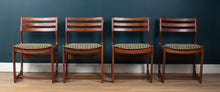 Load image into Gallery viewer, Retro Teak 1960s Portwood Extending Dining Table &amp; 4 Four Chairs