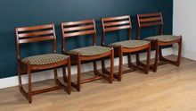 Load image into Gallery viewer, Retro Teak 1960s Portwood Extending Dining Table &amp; 4 Four Chairs