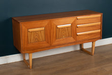 Load image into Gallery viewer, Retro Teak 1960s Stonehill Stateroom Sideboard On Sled Legs