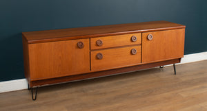 Retro Teak 1960s Portwood Teak Sideboard On Hair Pin Legs