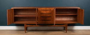 Retro Teak 1960s G Plan Fresco Long John Sideboard By Victor Wilkins