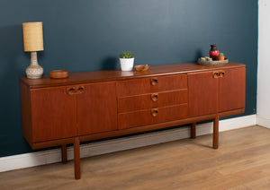 Retro Teak 1960s Mcintosh Long Sideboard With Bar