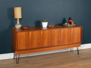 Retro Teak 1960s G Plan Form Five 5 Sideboard On Hairpin Legs