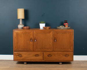 Vintage Retro Ercol Windsor Blonde Elm Sideboard Model 468