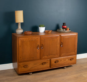 Vintage Retro Ercol Windsor Blonde Elm Sideboard Model 468