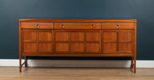 Retro Teak 1960s Nathan Squares Mid Century Sideboard