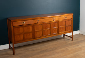 Retro Teak 1960s Nathan Squares Mid Century Sideboard