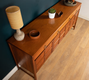 Retro Teak 1960s Nathan Squares Mid Century Sideboard