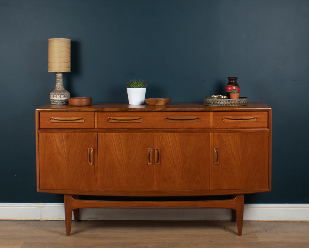 Retro Teak 1960s G Plan Fresco Short Sideboard By Victor Wilkins