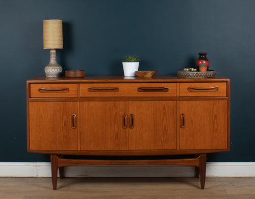 Retro Teak 1960s G Plan Fresco Short Sideboard By Victor Wilkins